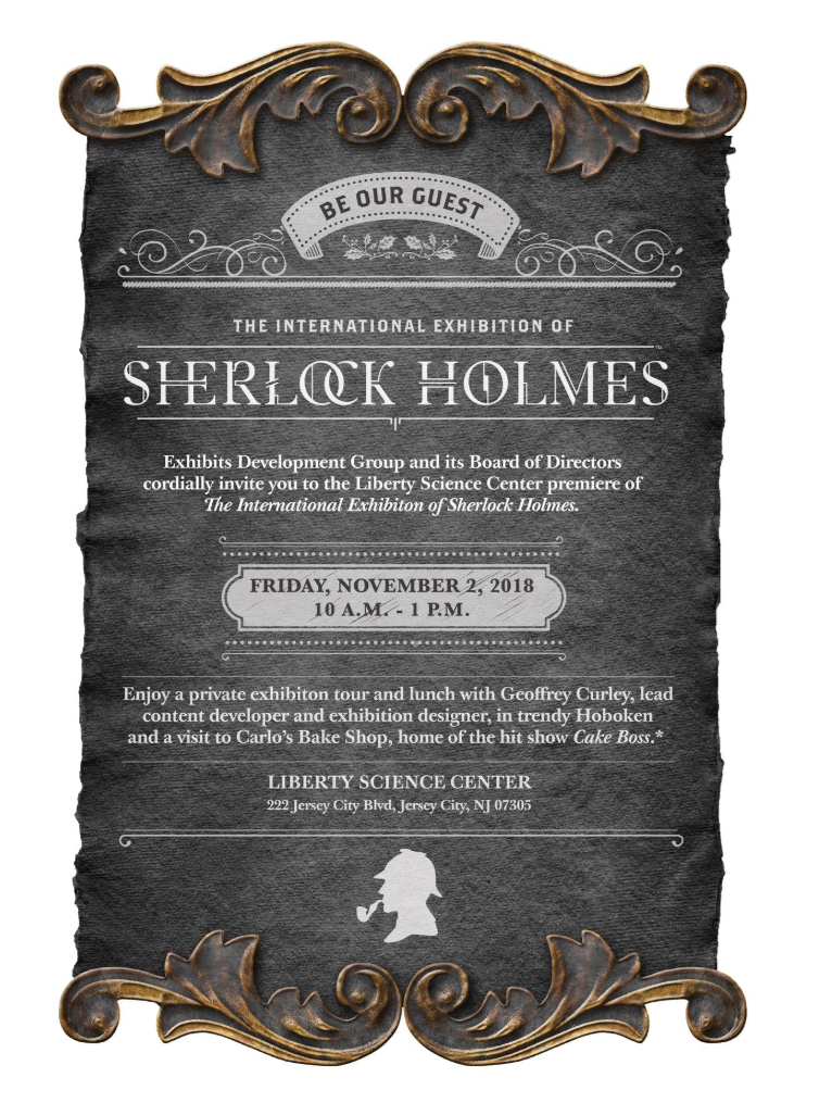 Jersey City Is The Next Stop For The International Exhibition of Sherlock Holmes 